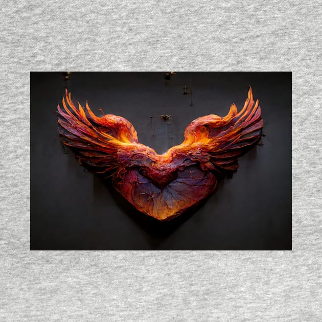 Flaming Heart Art  /  Flame Heart Unwind Designs by Unwind-Art-Work